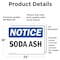 Signmission Soda Ash, 24 in W x Rectangle, Vinyl Decal OS-2PACK-NS-D-1824-L-18355 - alternate 4